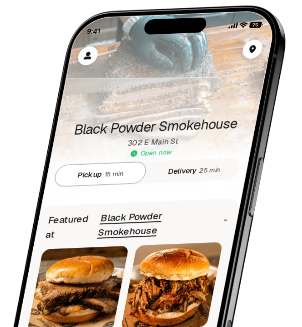 Black Powder Smokehouse app preview